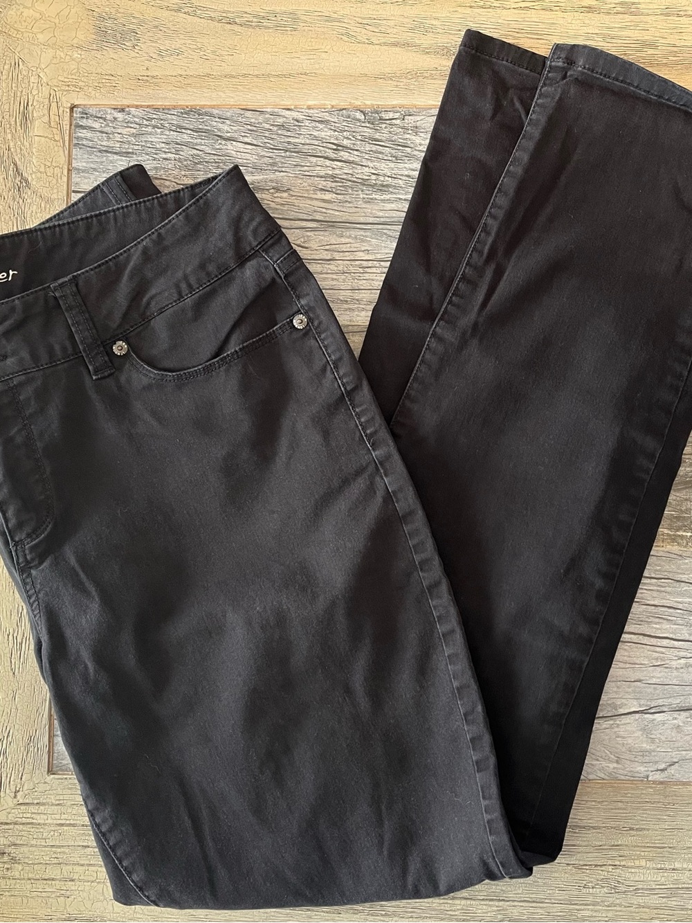 Victoria's Secret Black Straight Leg Jeans